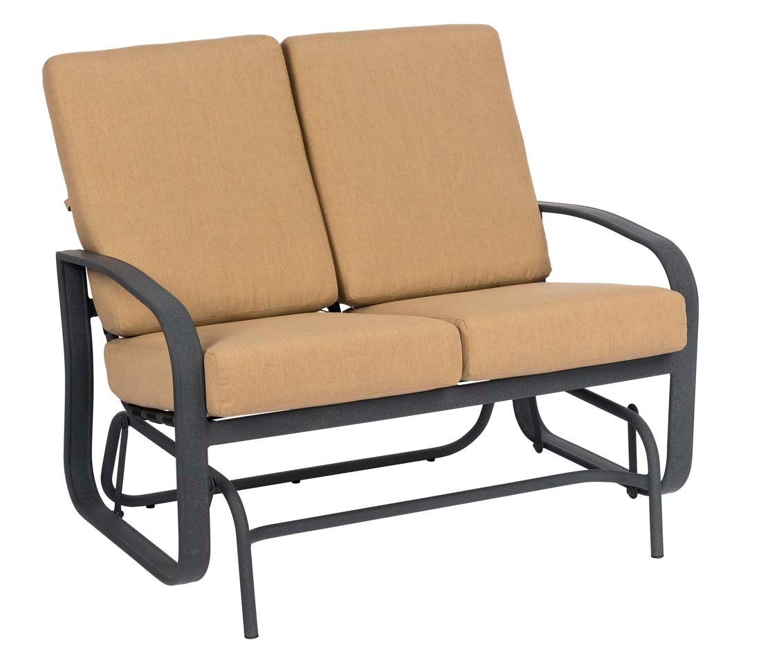 Cayman Isle Cushion Love Seat Glider