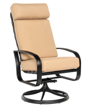 Cayman Isle Cushion High Back Swivel Rocking Dining Arm Chair