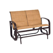Cayman Isle Padded Sling Loveseat Glider