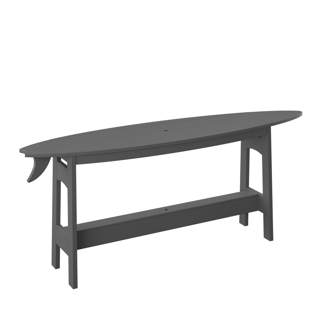 72" Surfboard Table - Dining Height