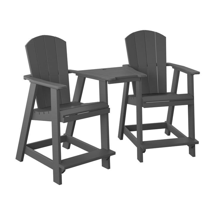 Adirondack Balcony Tete-A-Tete Set