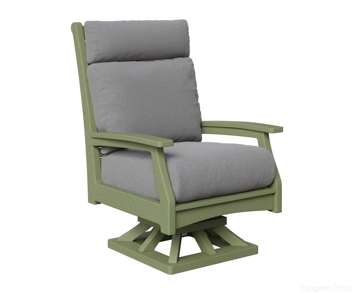 Classic Terrace High Back Swivel Rocker