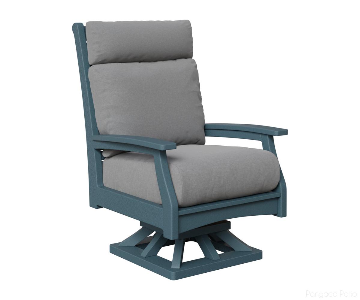 Classic Terrace High Back Swivel Rocker