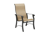 Cortland Sling High Back Dining Arm Chair