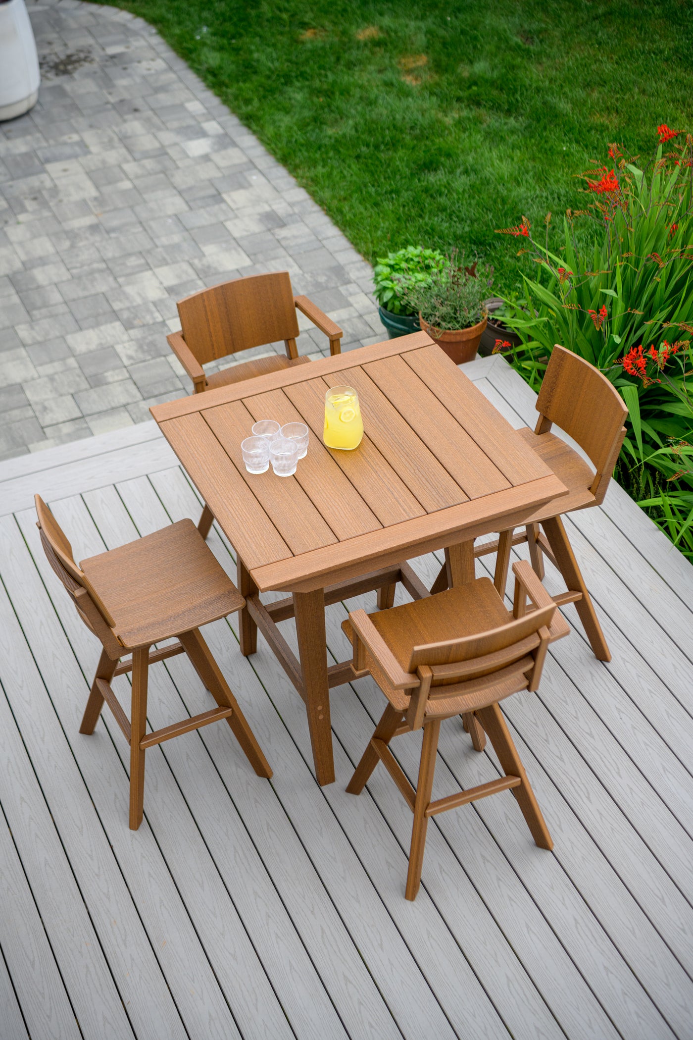 Sym Swivel Balcony Arm Chair