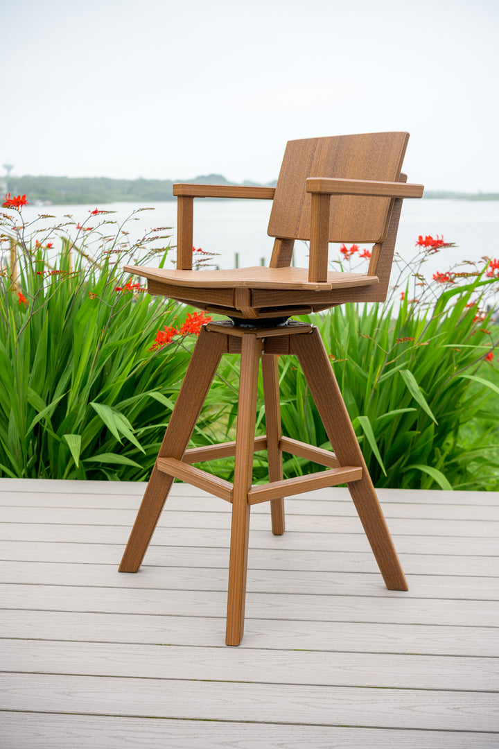 Sym Swivel Balcony Arm Chair