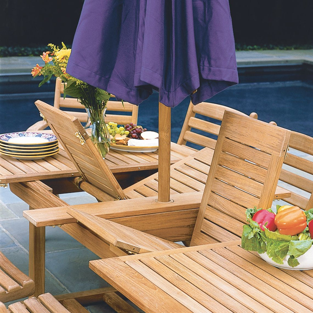 Essex 114" X 45" Oval Extension Dining Table W/Fold-Away Leaves