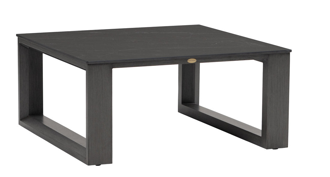 Elements 40" Square Aluminum Coffee Table