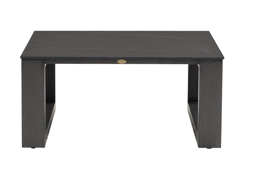 Elements 40" Square Aluminum Coffee Table