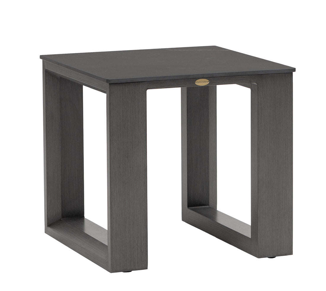 Elements 24" Square Aluminum End Table