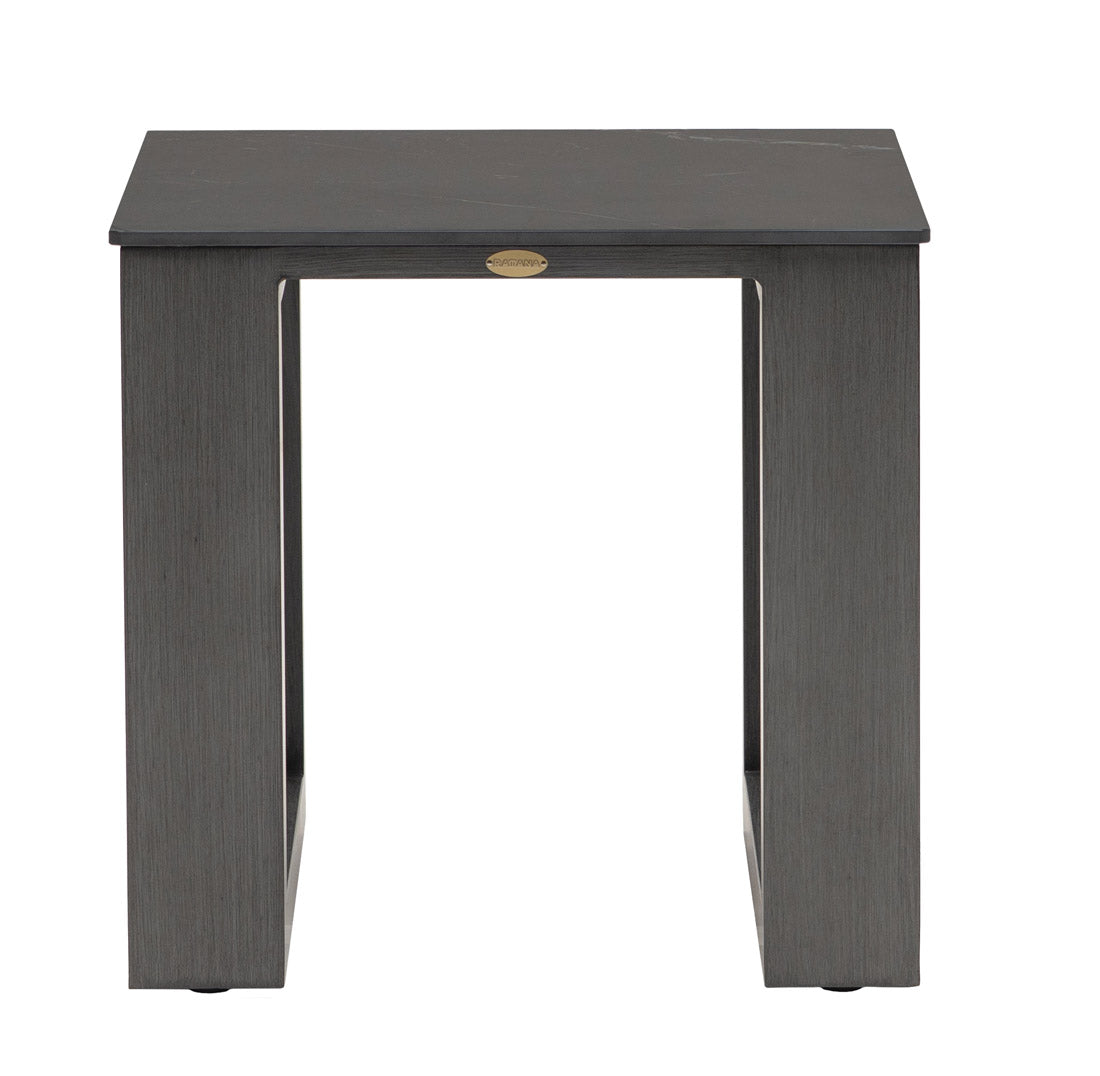Elements 24" Square Aluminum End Table