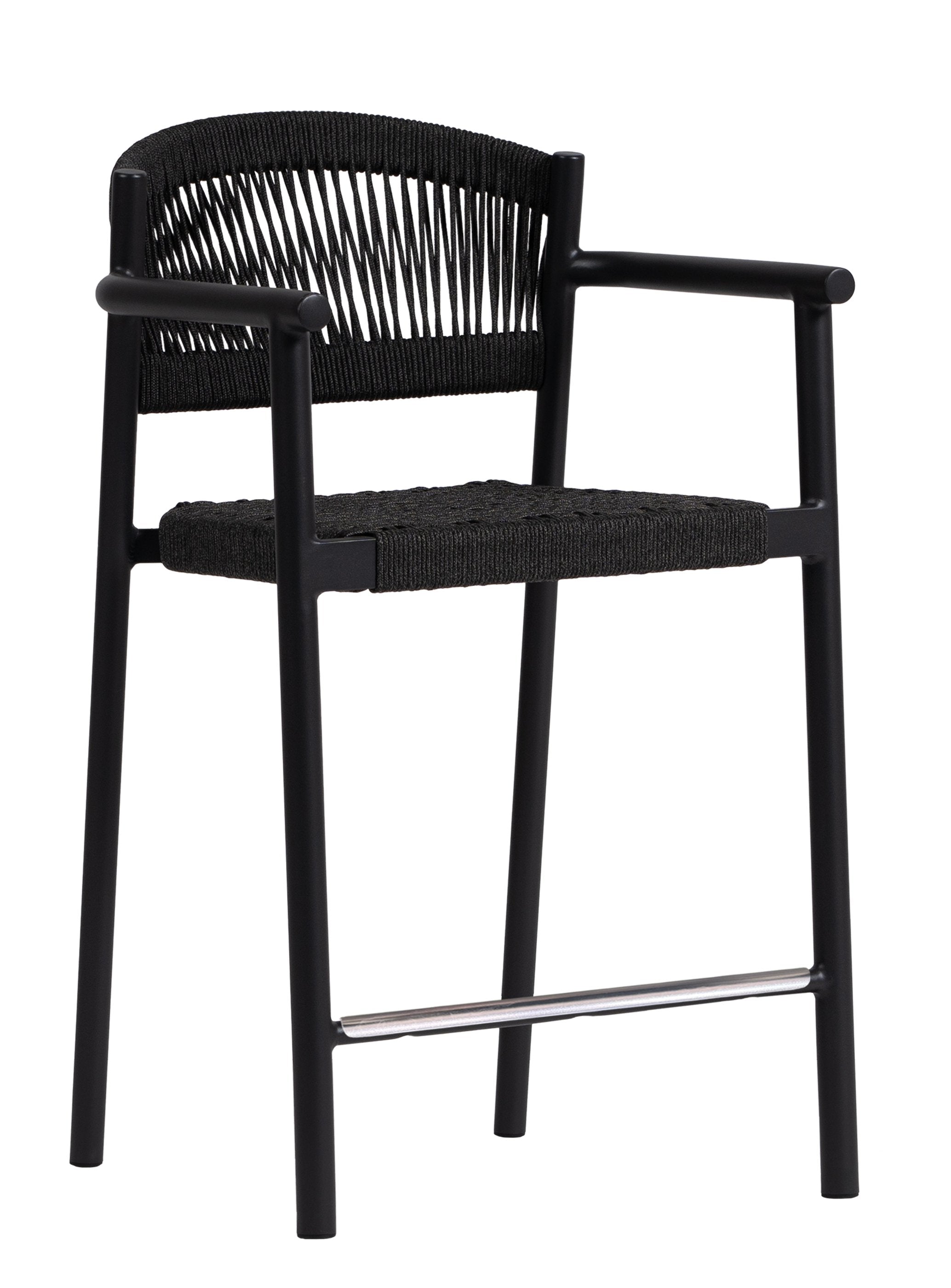Ratana Naples Stackable Counter Arm Chair – Pangaea Patio