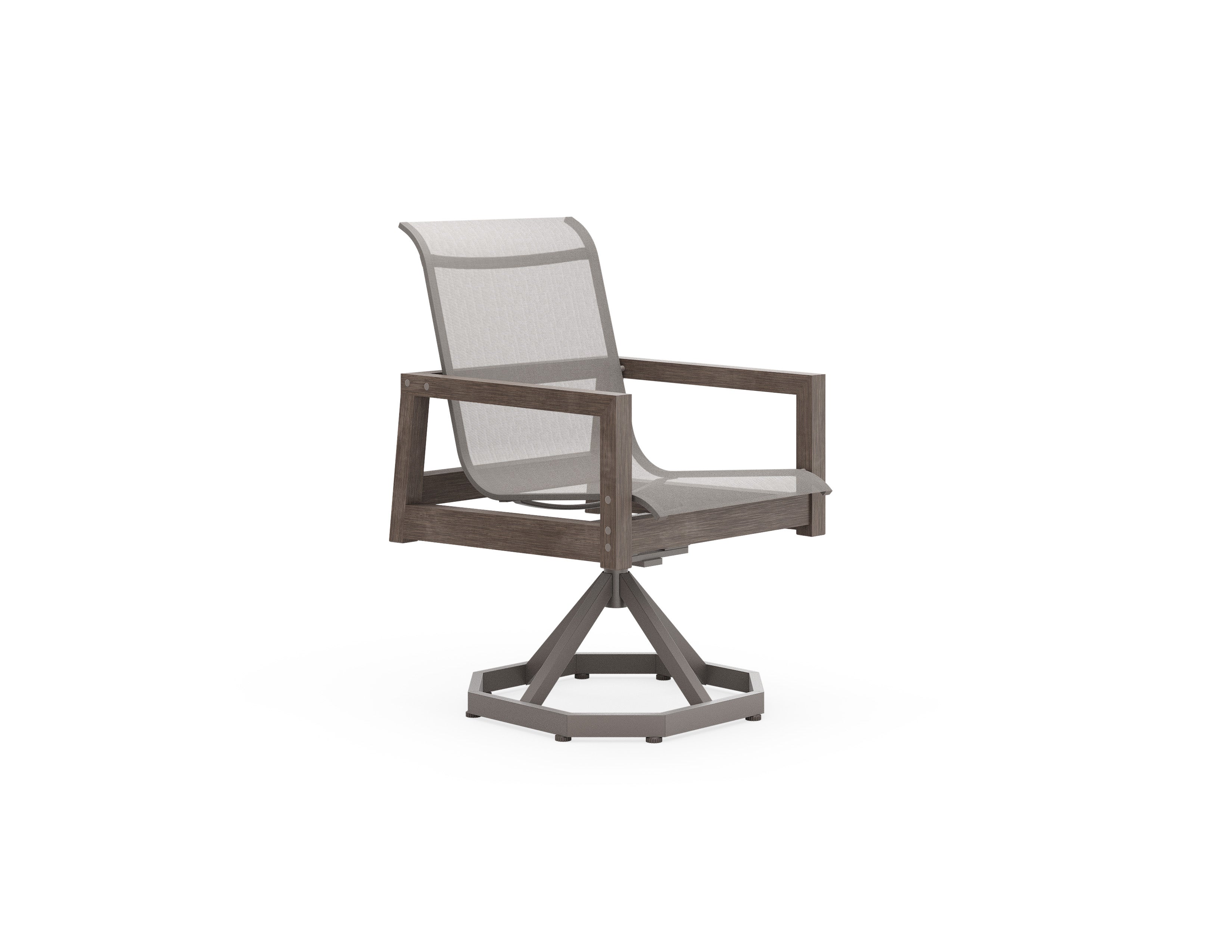 Sierra Sling Swivel Rocking Dining Chair