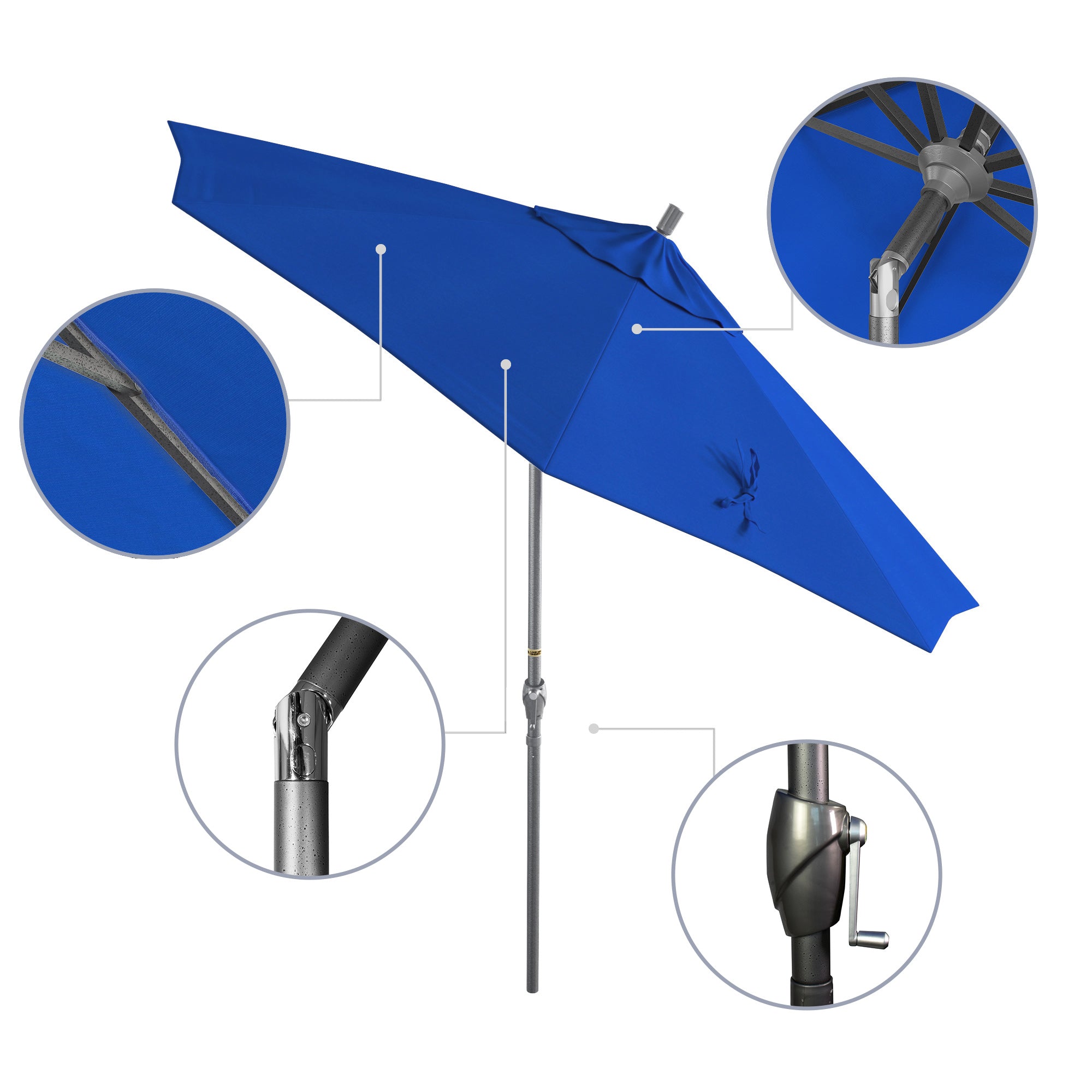 9' Pacific Trail Series Patio Umbrella - Sunbrella Fabric