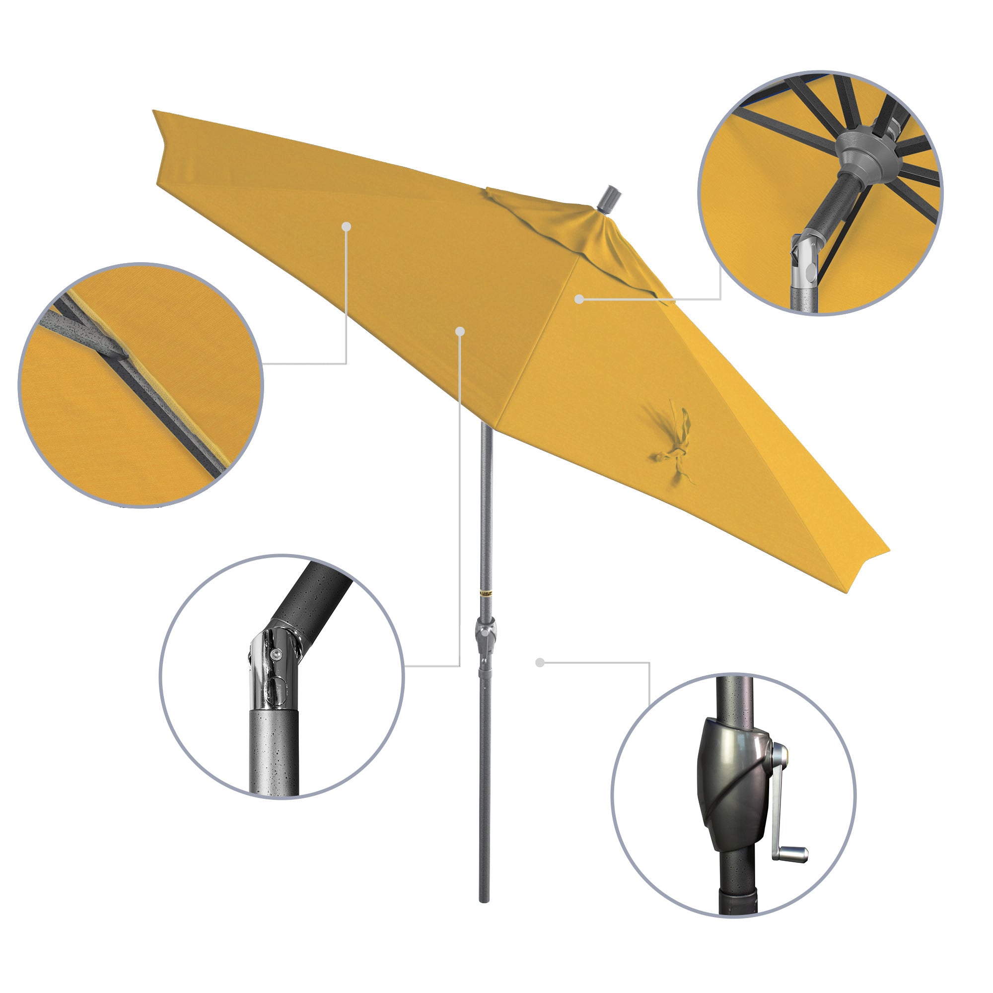 9' Pacific Trail Series Patio Umbrella - Sunbrella Fabric