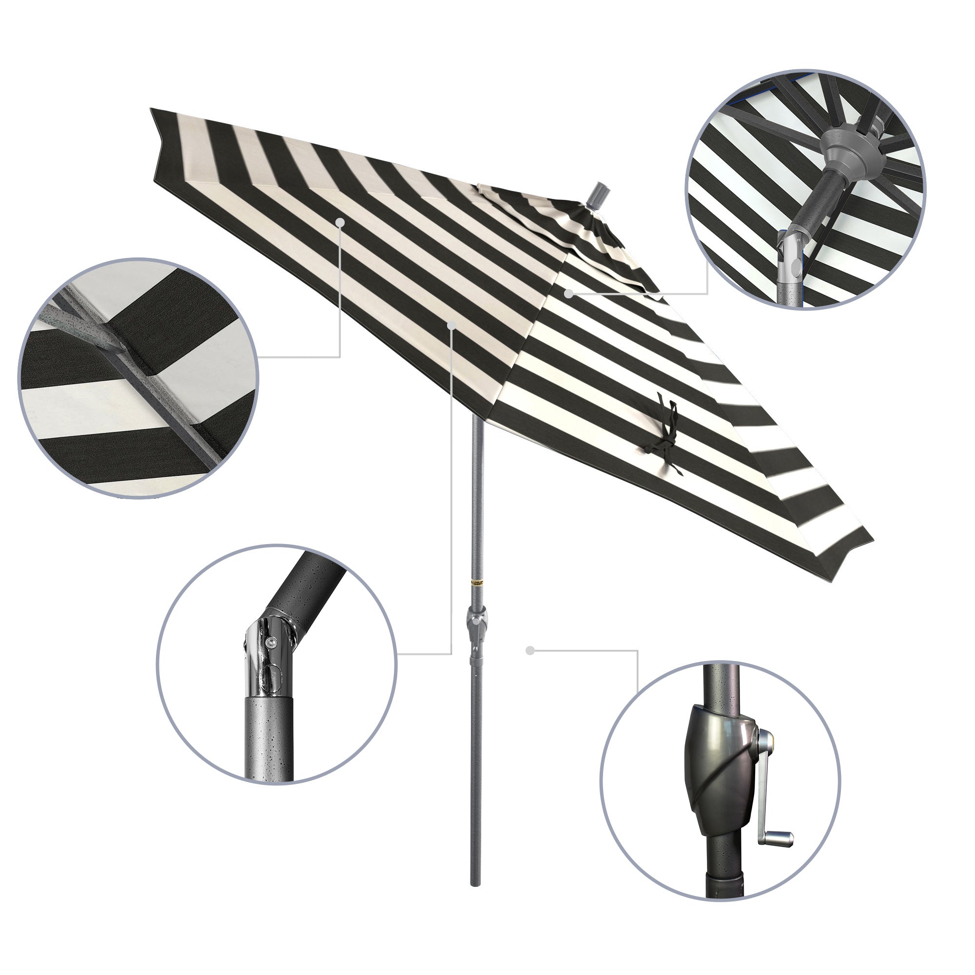 9' Pacific Trail Series Patio Umbrella - Sunbrella Fabric