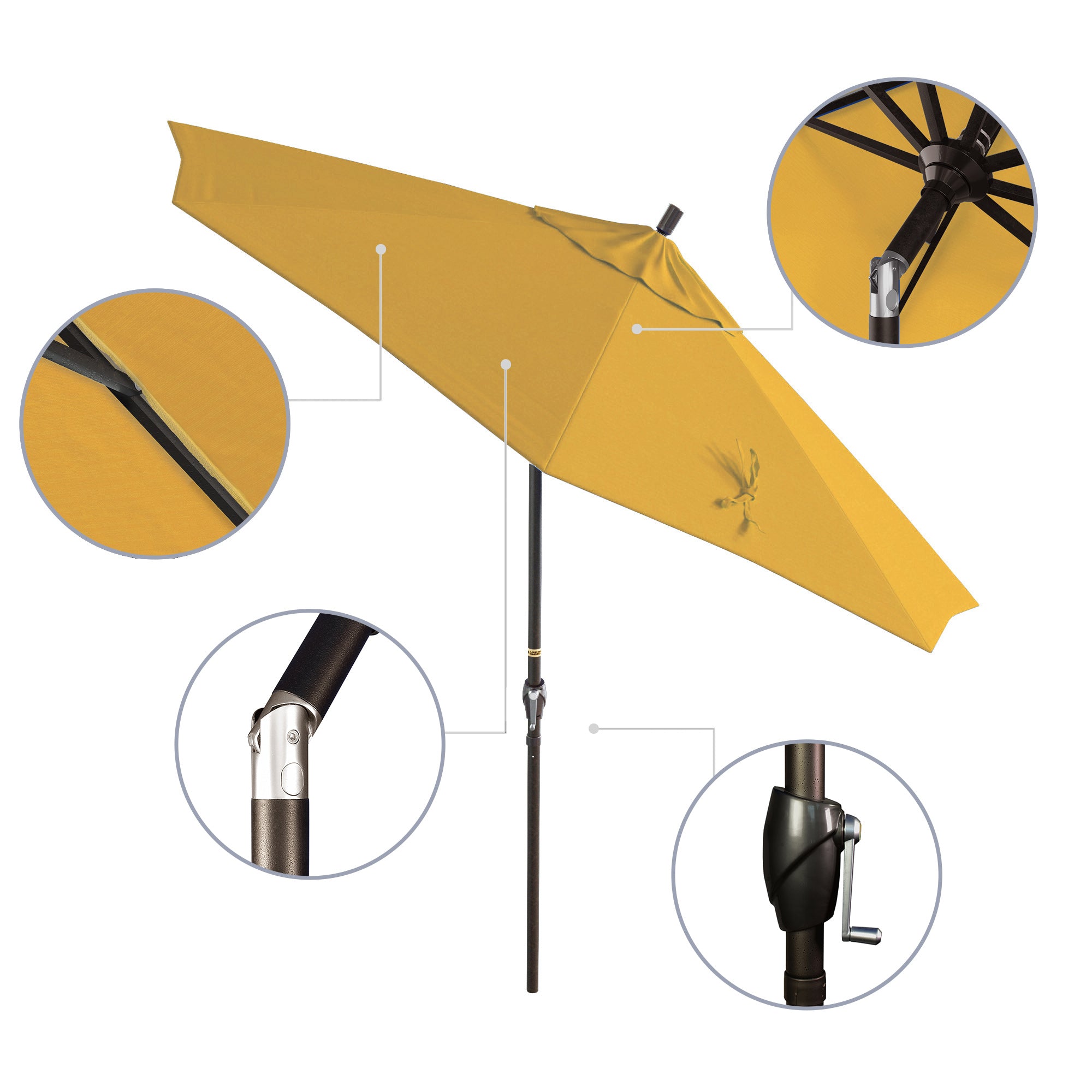 9' Pacific Trail Series Patio Umbrella - Sunbrella Fabric