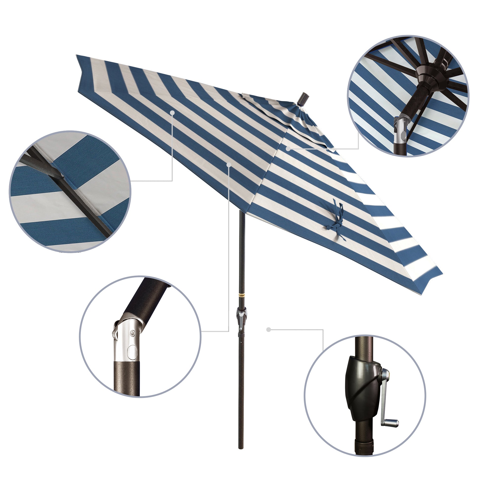 9' Pacific Trail Series Patio Umbrella - Sunbrella Fabric