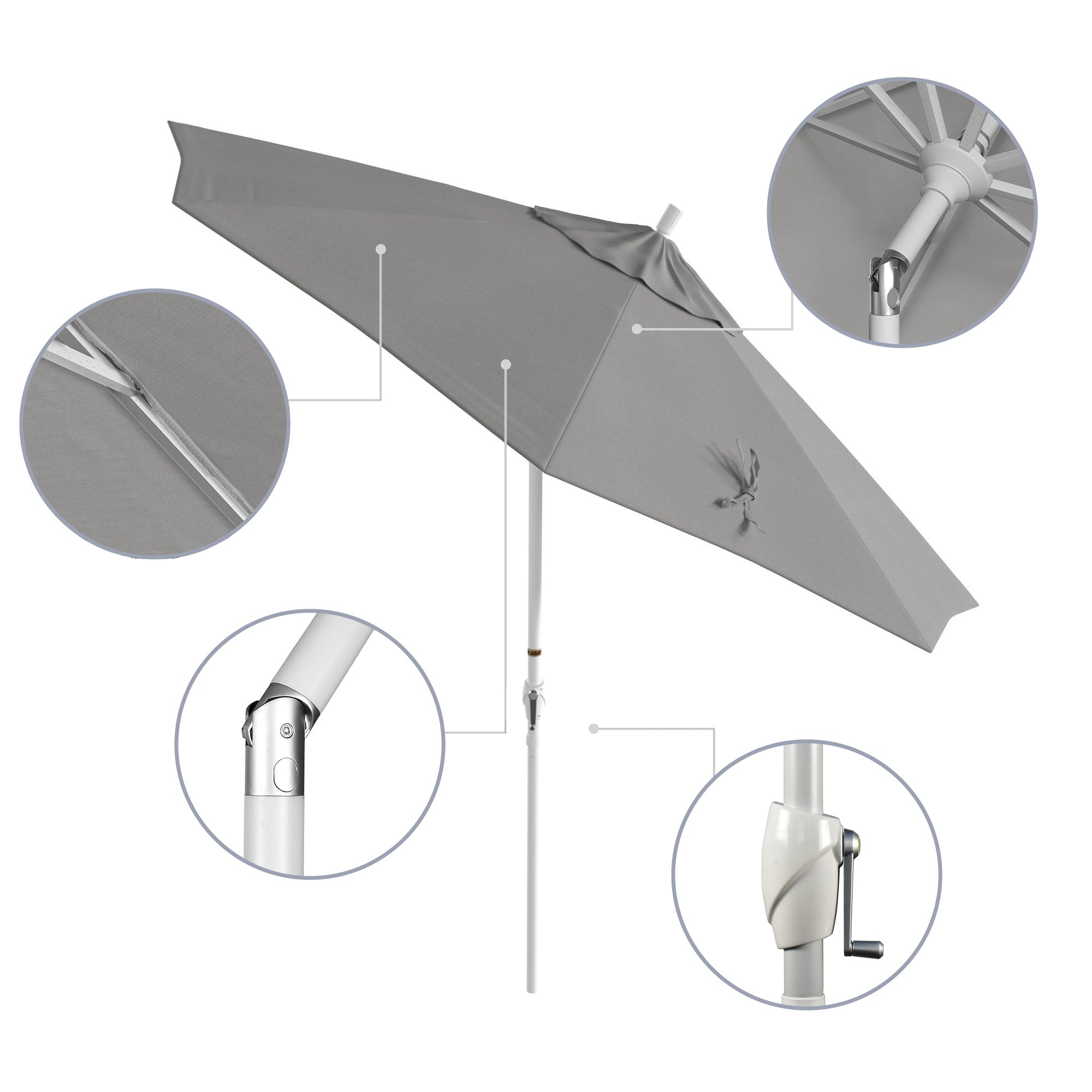 9' Pacific Trail Series Patio Umbrella - Sunbrella Fabric