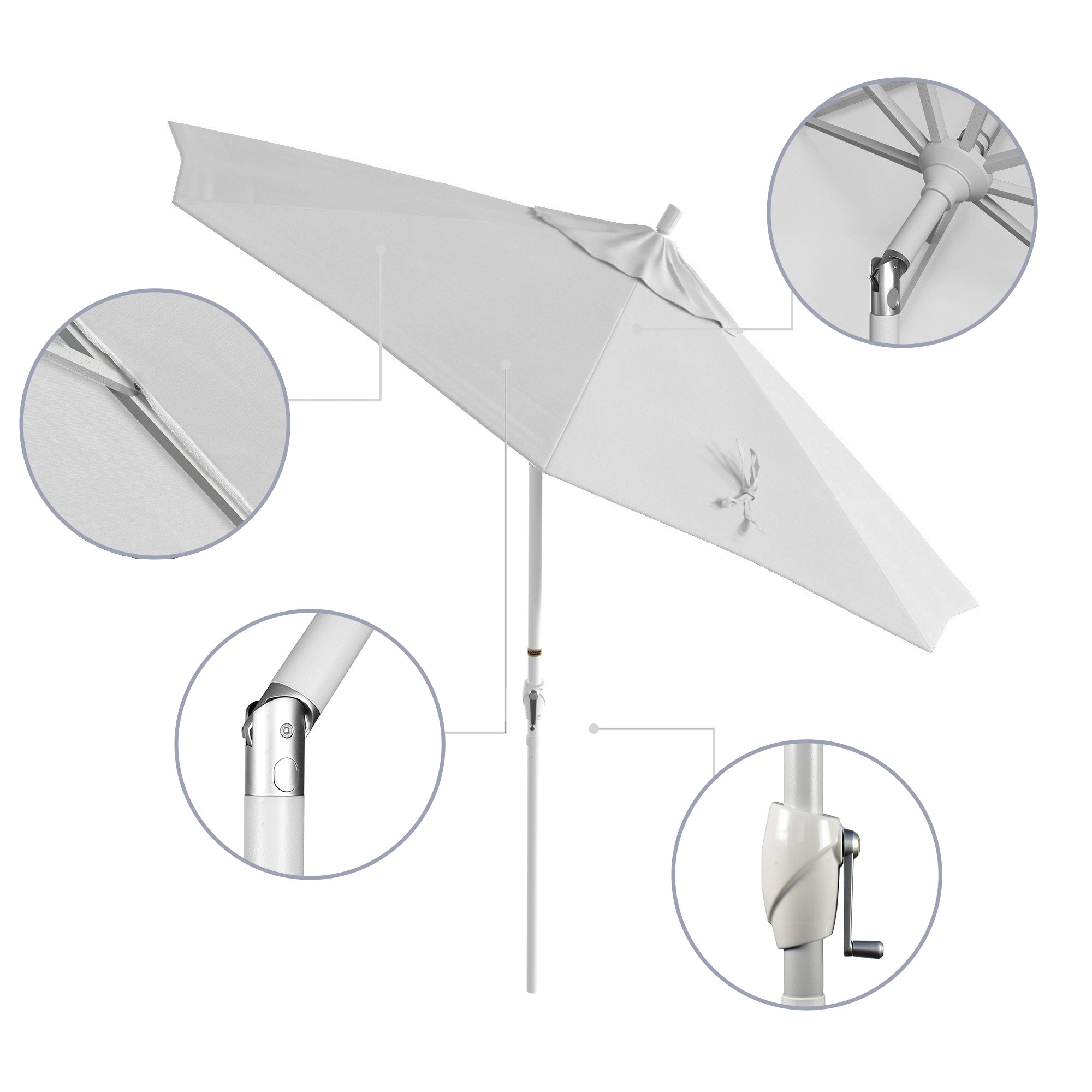 9' Pacific Trail Series Patio Umbrella - Sunbrella Fabric