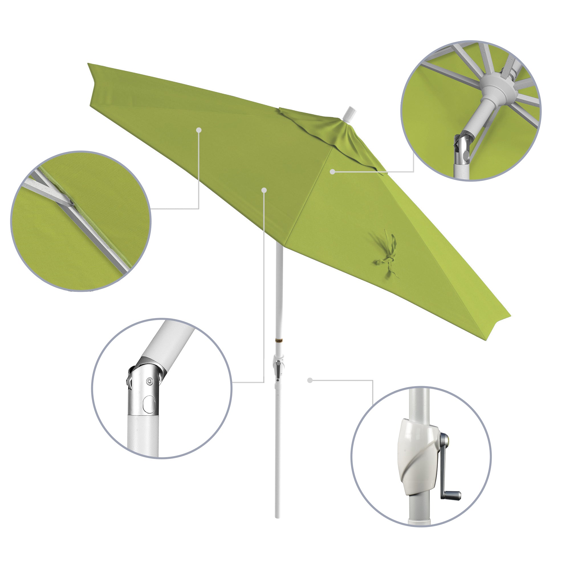 9' Pacific Trail Series Patio Umbrella - Sunbrella Fabric