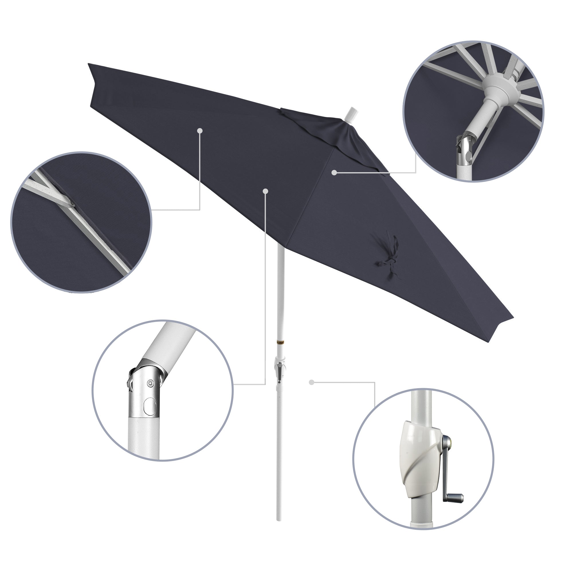 9' Pacific Trail Series Patio Umbrella - Sunbrella Fabric