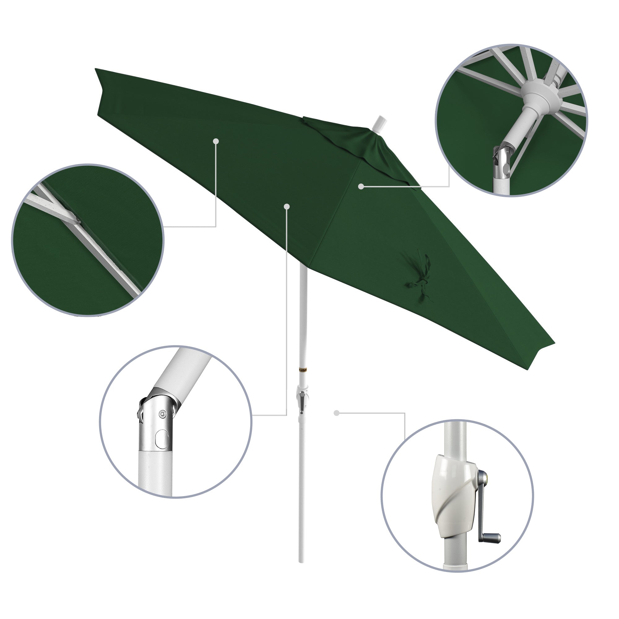 9' Pacific Trail Series Patio Umbrella - Sunbrella Fabric