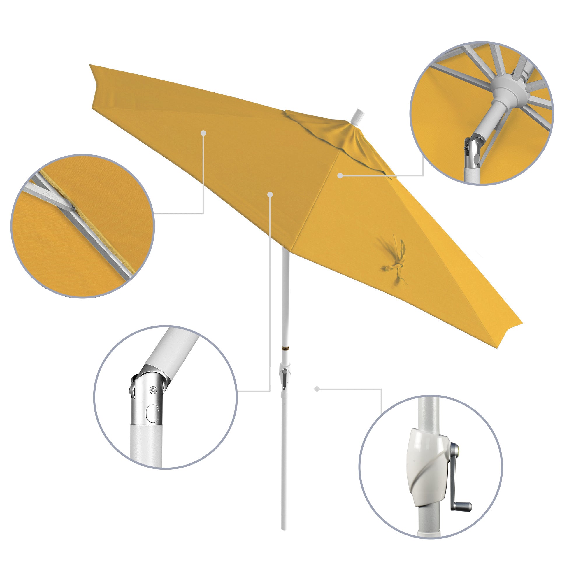 9' Pacific Trail Series Patio Umbrella - Sunbrella Fabric