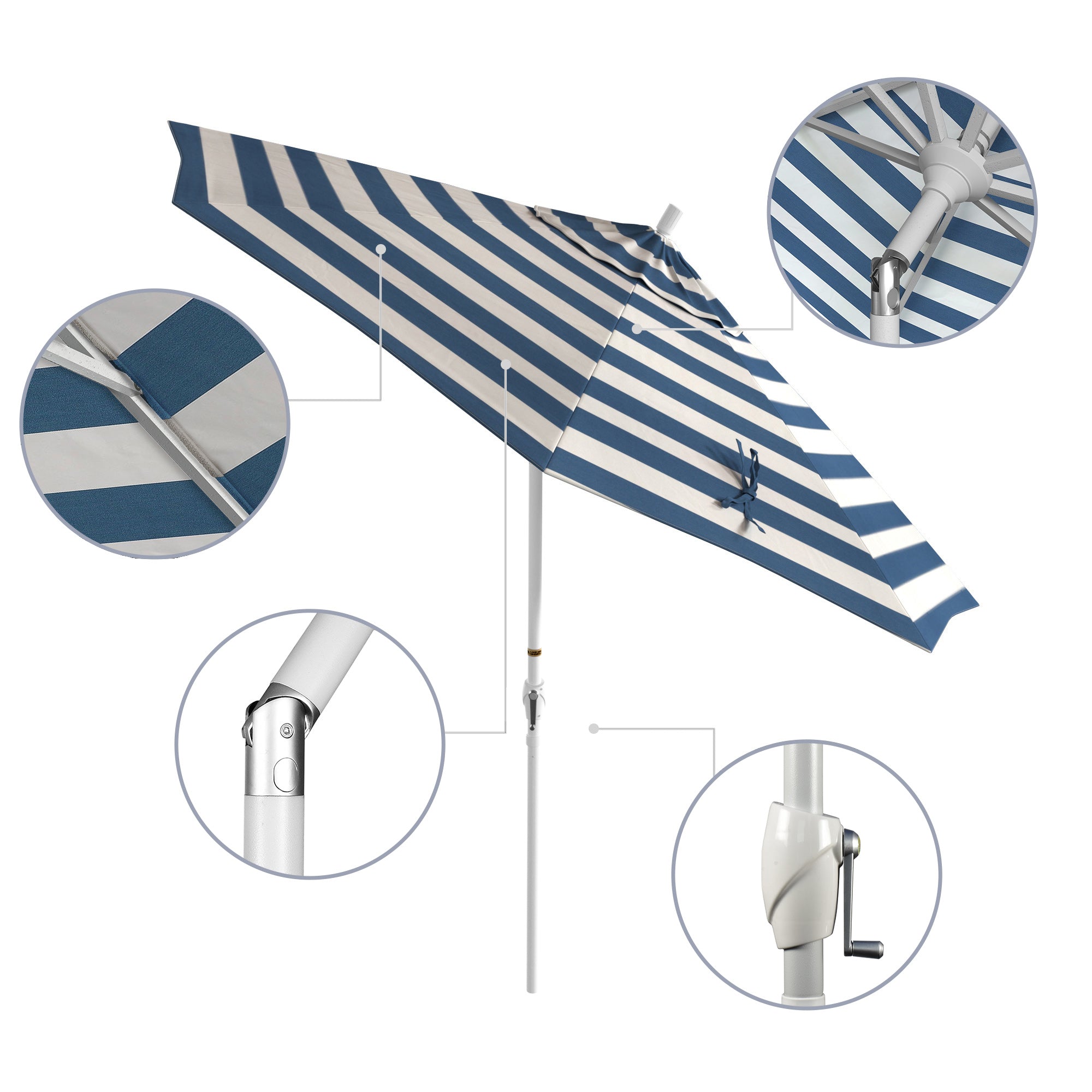 9' Pacific Trail Series Patio Umbrella - Sunbrella Fabric