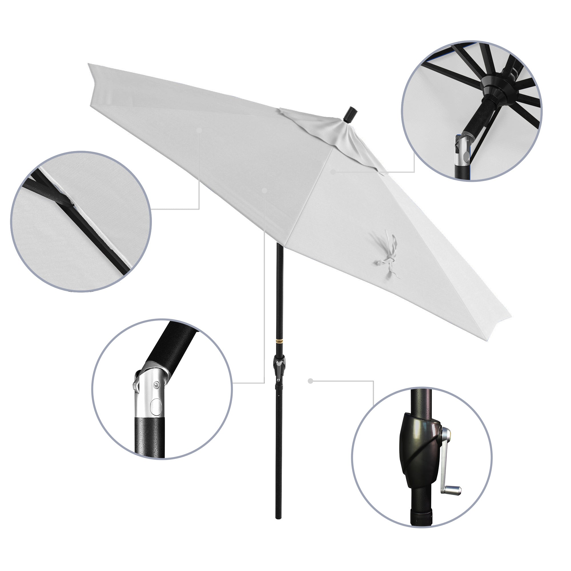 9' Pacific Trail Series Patio Umbrella - Sunbrella Fabric