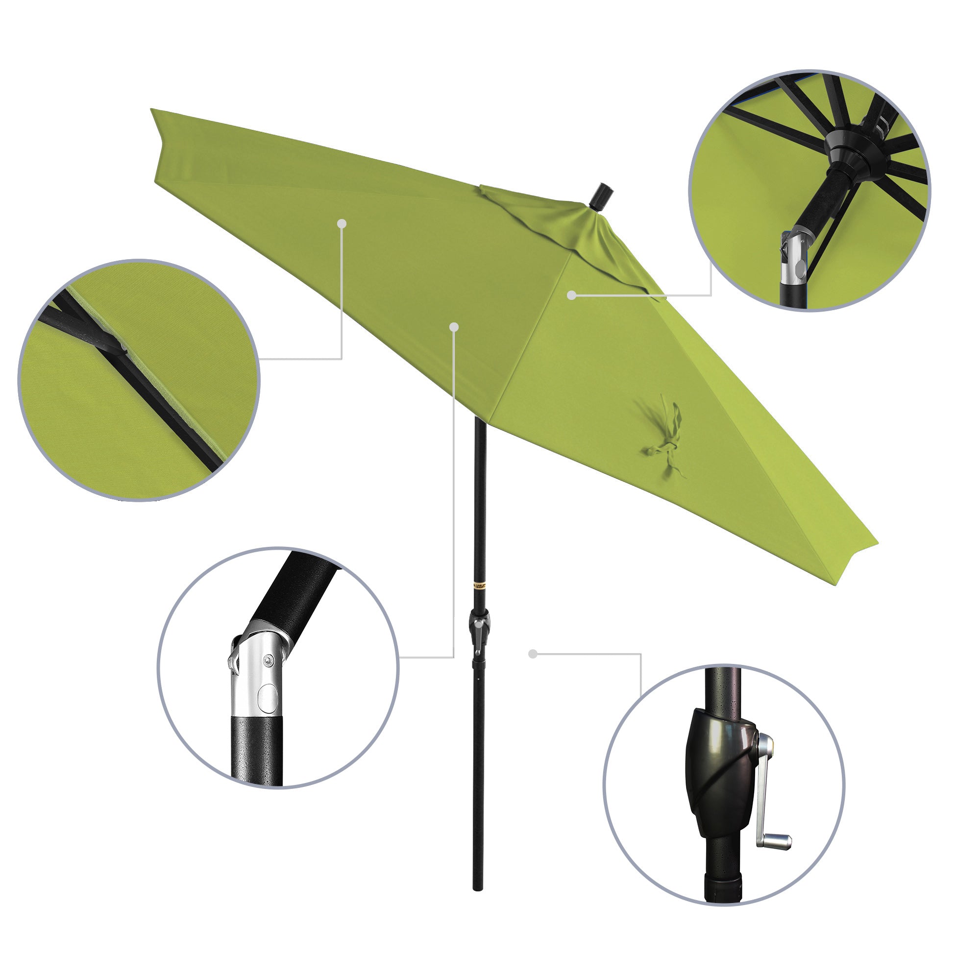 9' Pacific Trail Series Patio Umbrella - Sunbrella Fabric