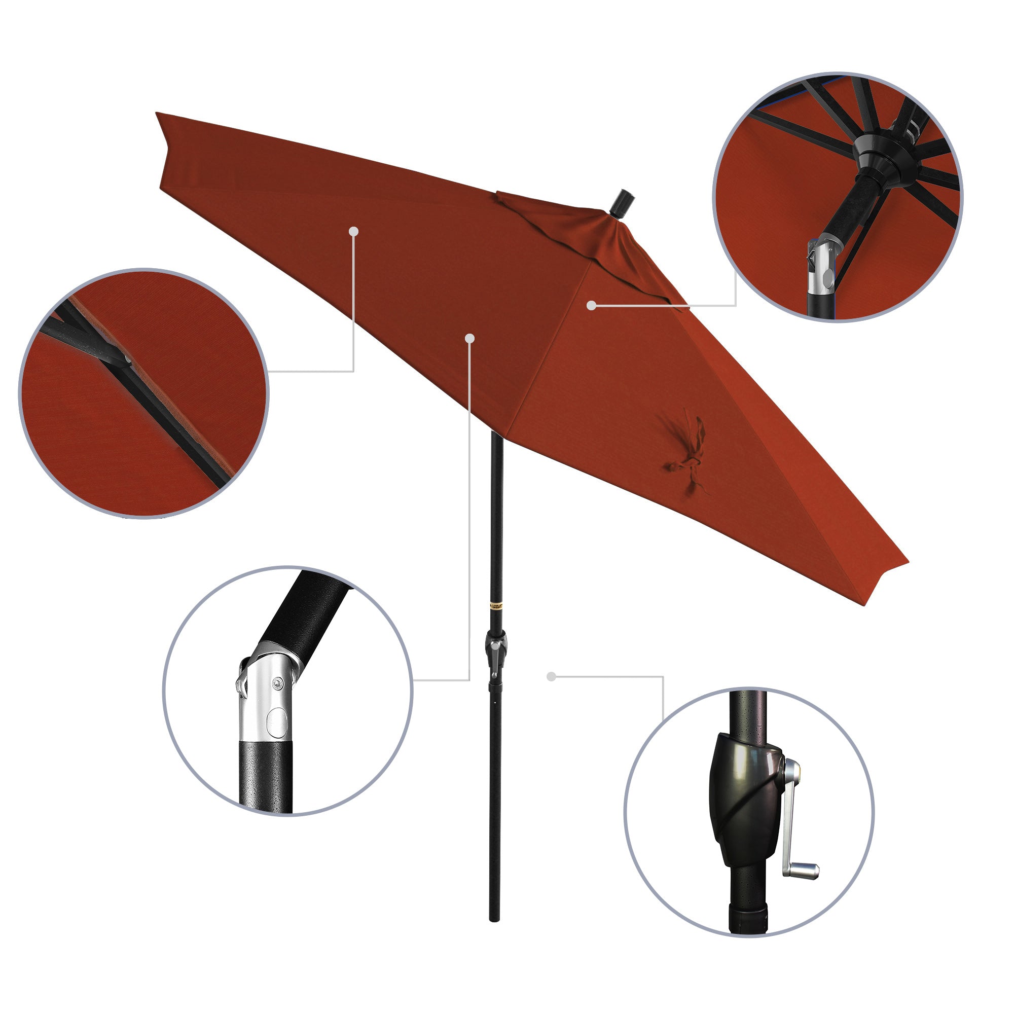 9' Pacific Trail Series Patio Umbrella - Sunbrella Fabric