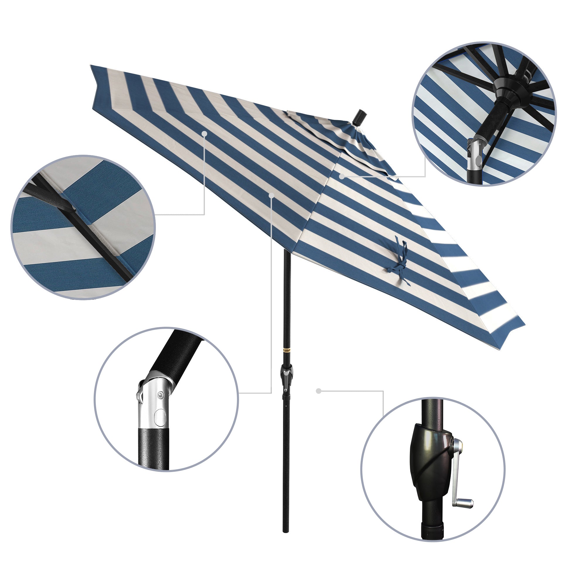 9' Pacific Trail Series Patio Umbrella - Sunbrella Fabric