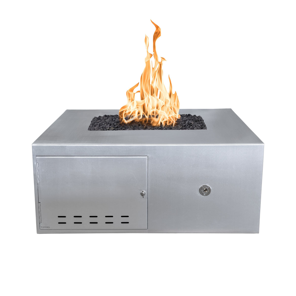 The Outdoor Plus Gallaway Fire Pits - Stainless Steel configuration
