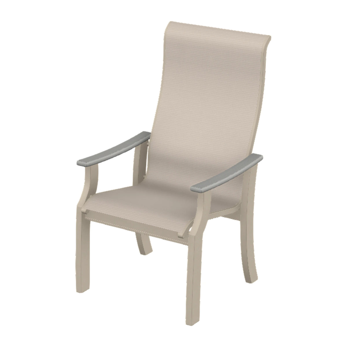 St. Catherine Sling Supreme Height Armchair — Desert Sand MGP / Cape Grey Accents