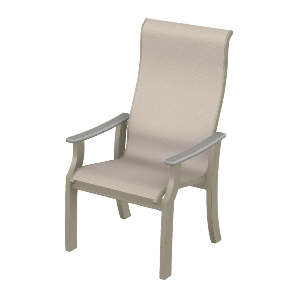 St. Catherine Sling Supreme Height Armchair — Storm MGP / Cape Grey Accents