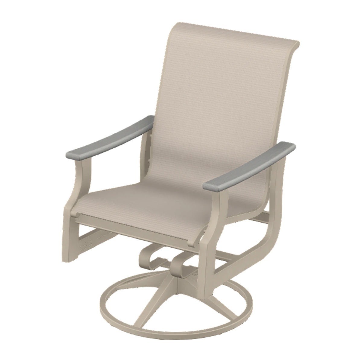 St. Catherine Sling Swivel Rocker — Desert Sand MGP / Cape Grey Accents