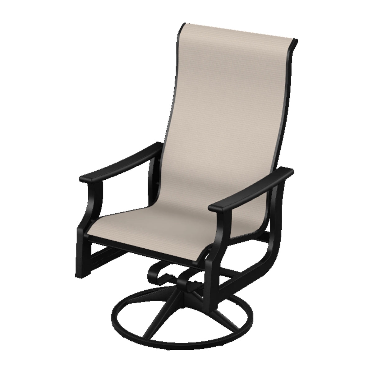 St. Catherine Sling Supreme Height Swivel Rocker — Black MGP / Match Finish