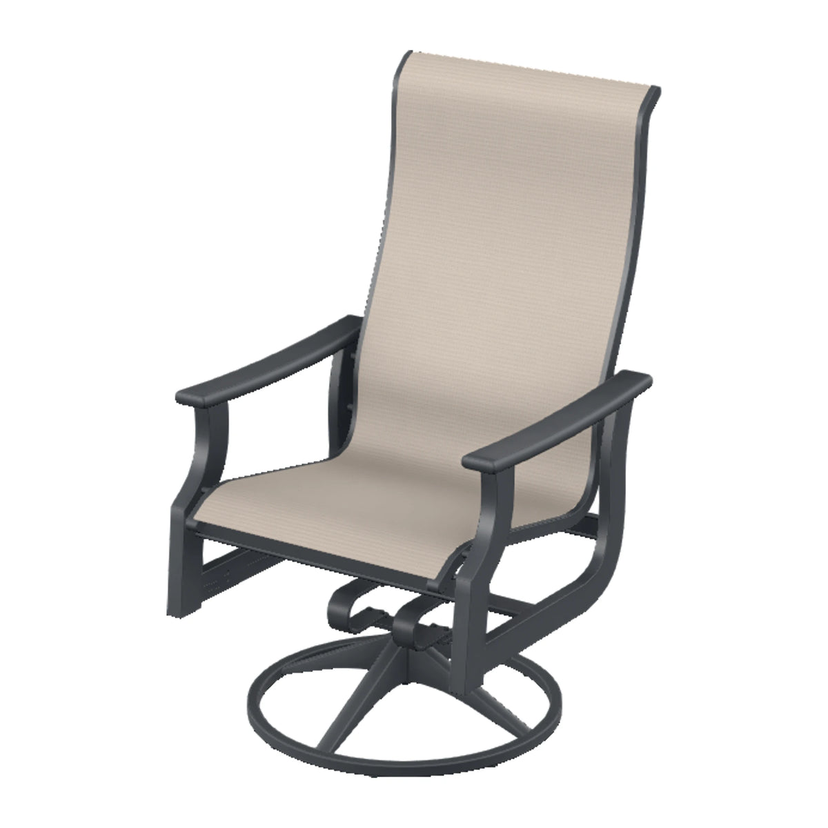 St. Catherine Sling Supreme Height Swivel Rocker — Classic Graphite MGP / Match Finish