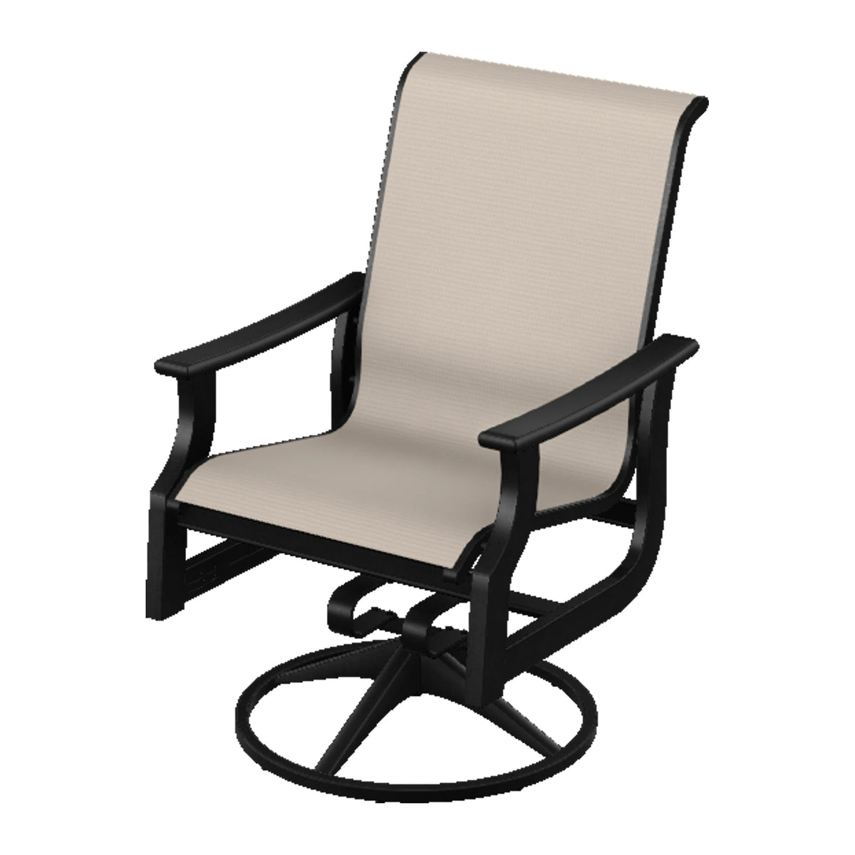 St. Catherine Sling Swivel Rocker — Black MGP / Match Finish