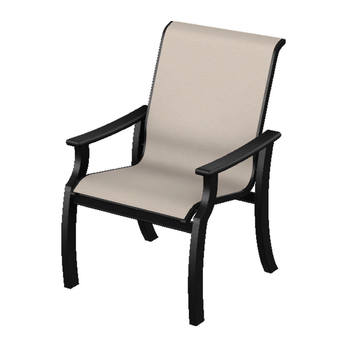 St. Catherine Sling Armchair — Black MGP / Match Finish