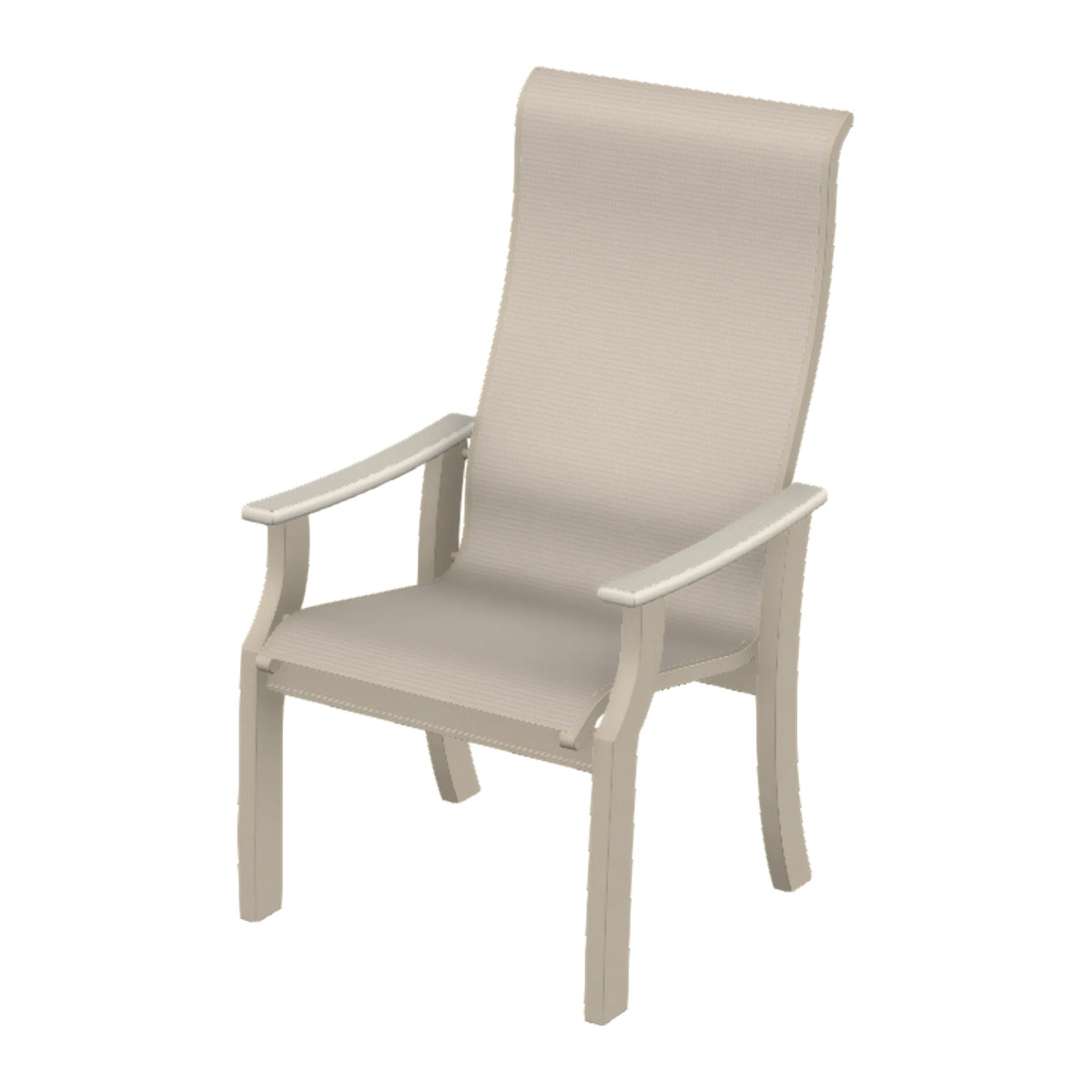 St. Catherine Sling Supreme Height Armchair — Desert Sand MGP / Laguna Accents