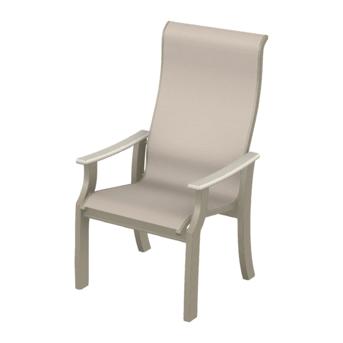 St. Catherine Sling Supreme Height Armchair — Storm MGP / Laguna Accents