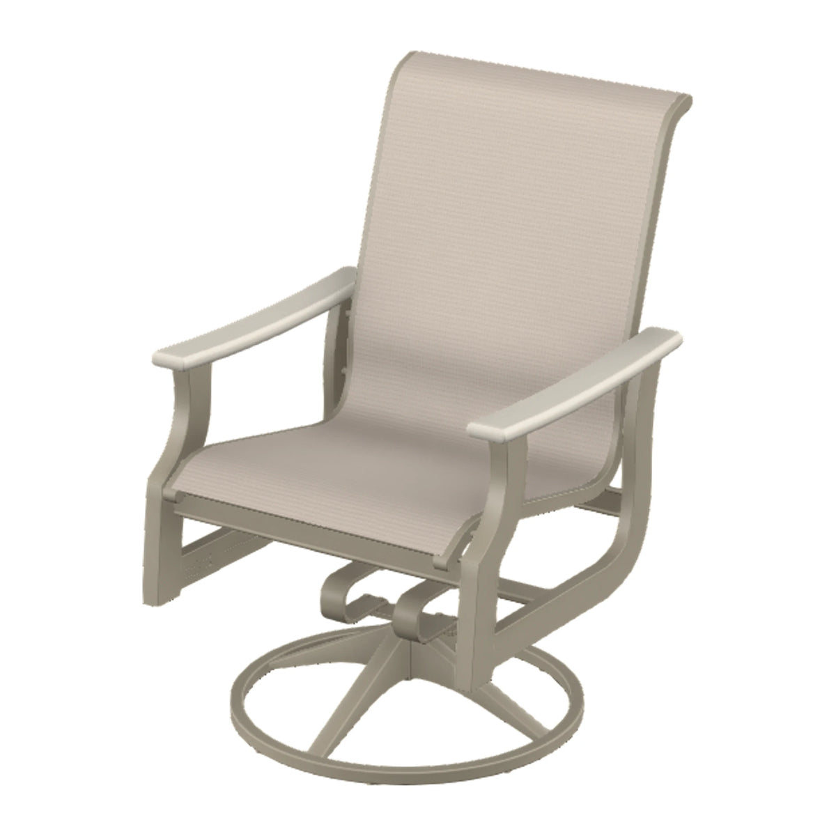 St. Catherine Sling Swivel Rocker — Storm MGP / Laguna Accents