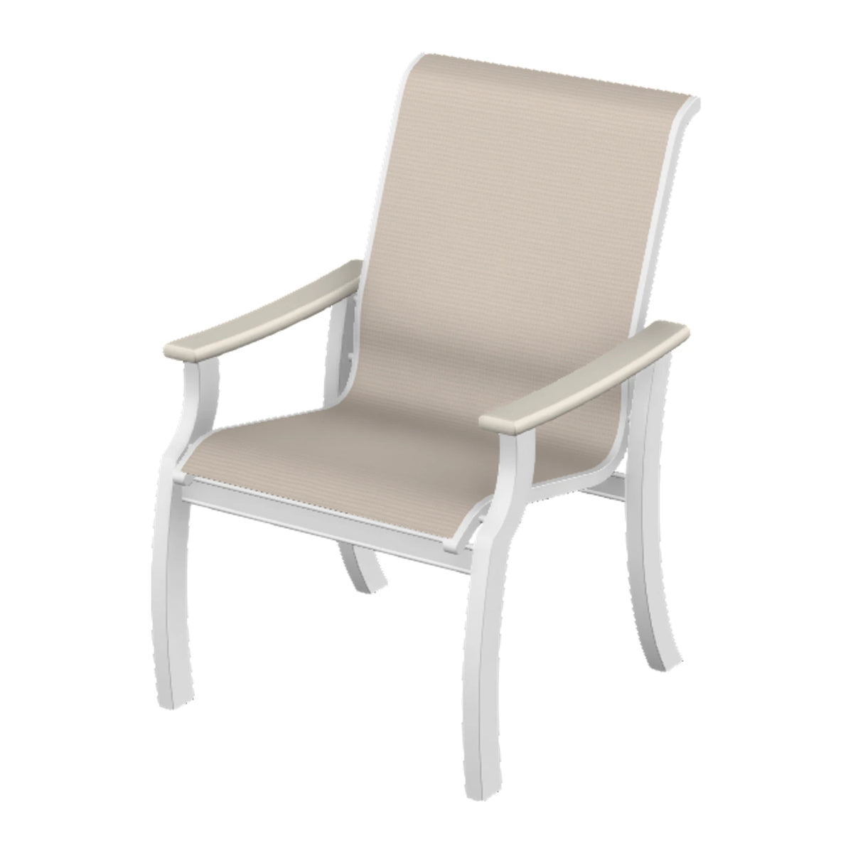 St. Catherine Sling Armchair — Snow MGP / Laguna Accents