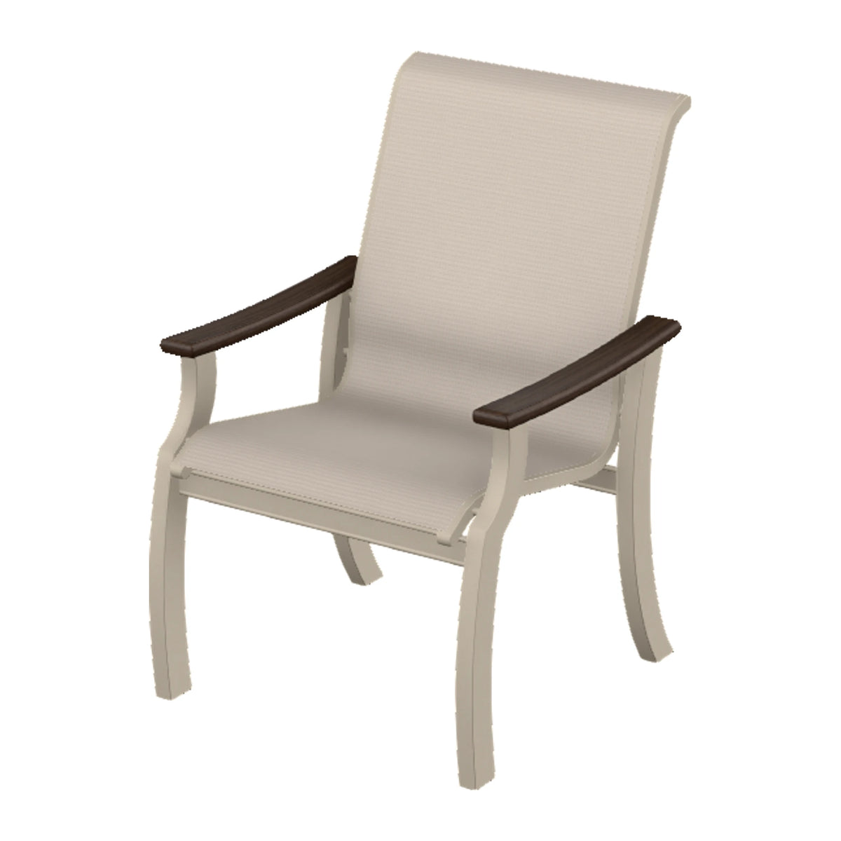 St. Catherine Sling Armchair — Desert Sand MGP / Chestnut Accents