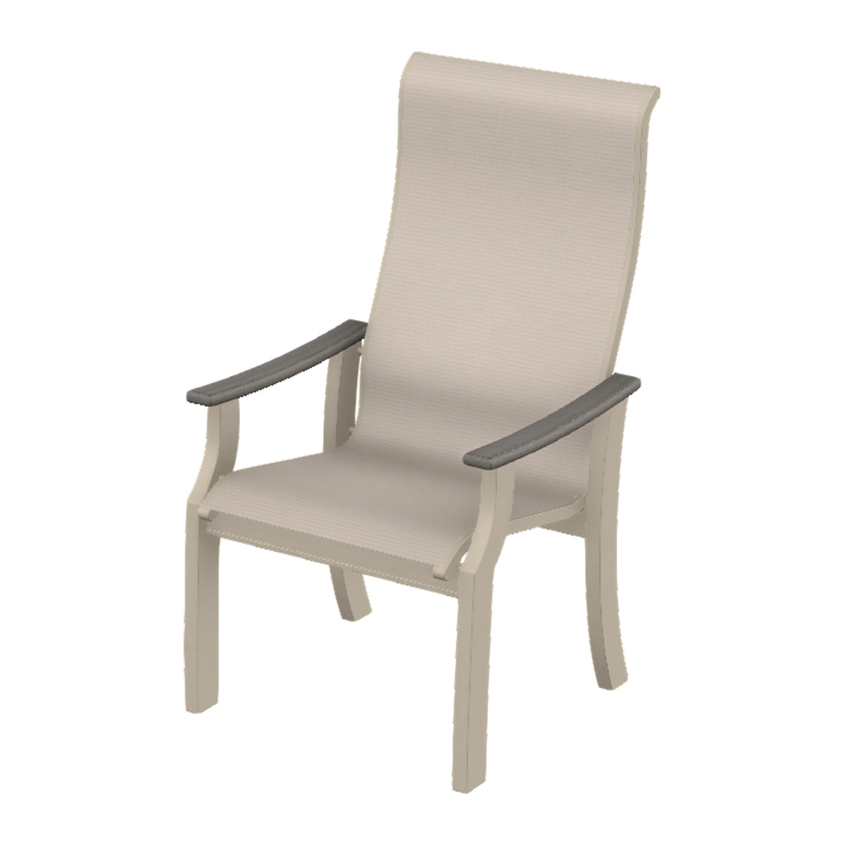 St. Catherine Sling Supreme Height Armchair — Desert Sand MGP / Boardwalk Accents
