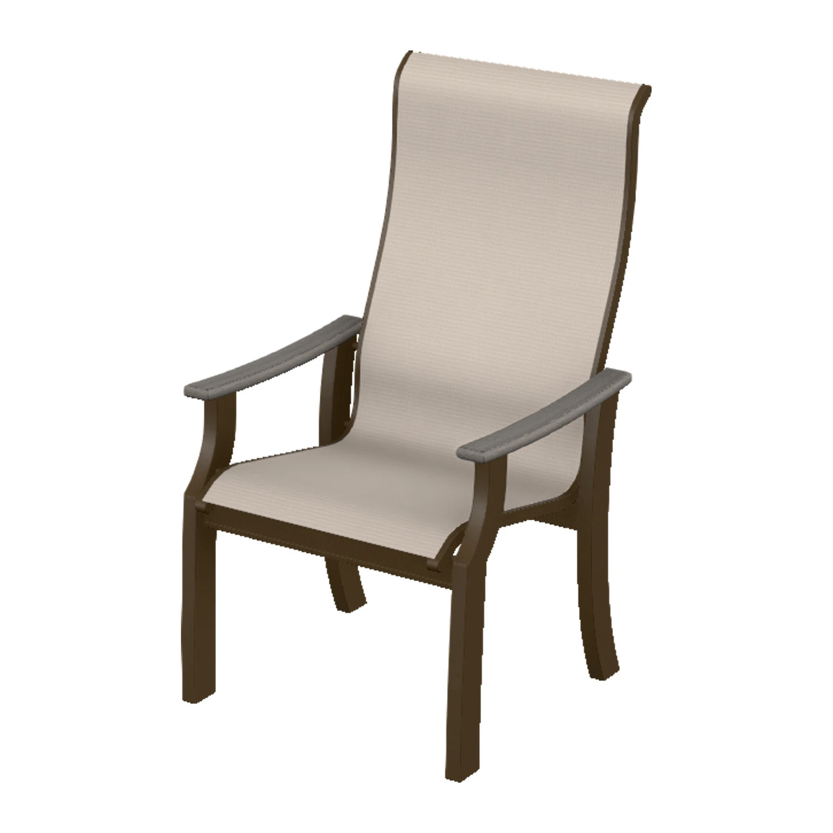 St. Catherine Sling Supreme Height Armchair — Kona MGP / Boardwalk Accents