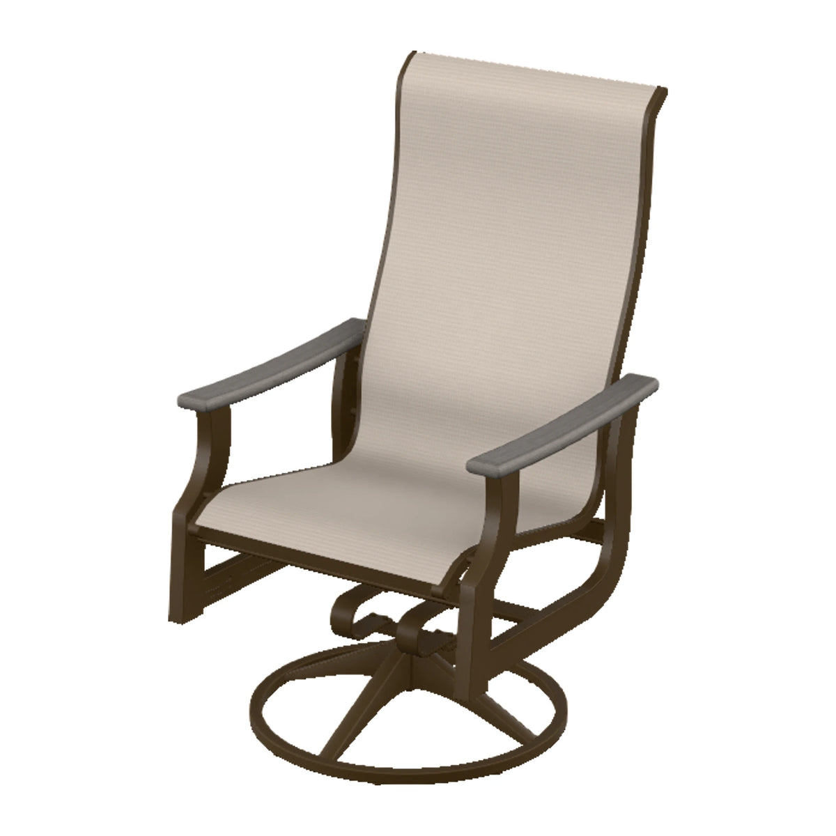 St. Catherine Sling Supreme Height Swivel Rocker — Kona MGP / Boardwalk Accents