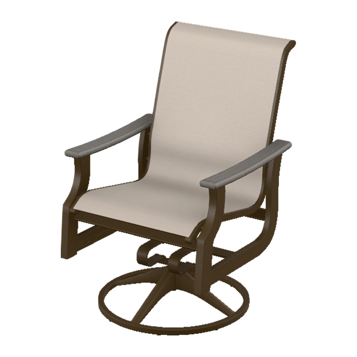 St. Catherine Sling Swivel Rocker — Kona MGP / Boardwalk Accents